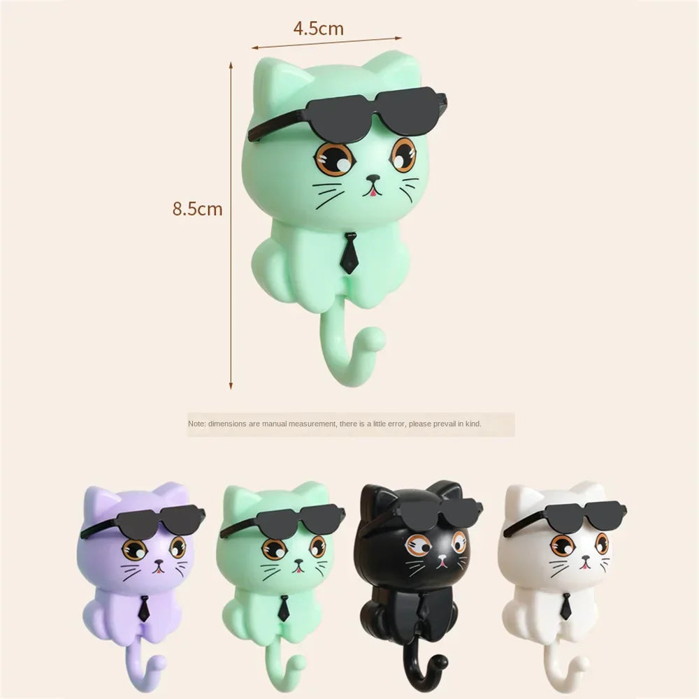 Sikunuo | Cool Cat Sunglasses Wall Hooks