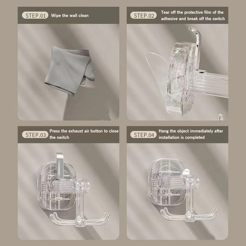Sikunuo | Simplistic Six-Claw Universal Rotating Hook