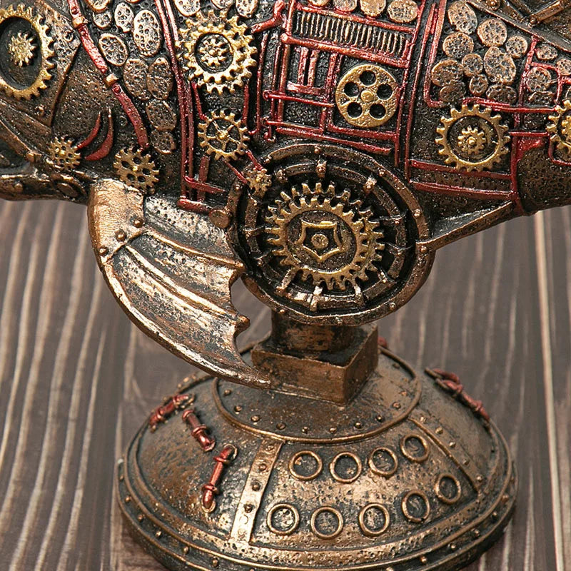 Sikunuo | Steampunk Mechanical Blackfish Figurine