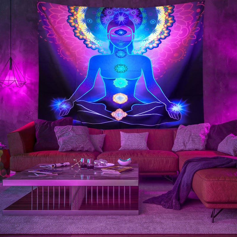 Sikunuo | Colorful Glowing Luminous Tapestry
