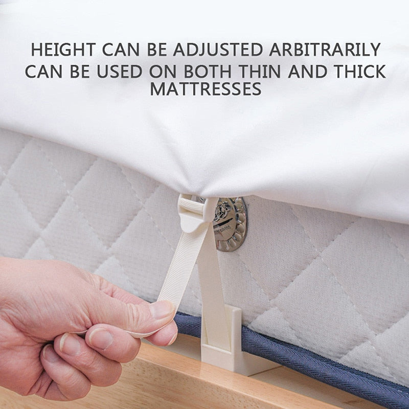 Sikunuo | 4pcs Adjustable Bed Sheet Clips