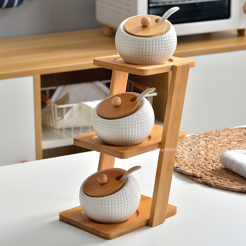 Sikunuo | Nordic Touch Ceramic Smart Seasoning Set