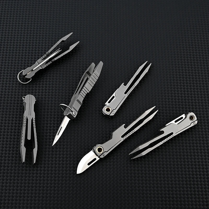 Sikunuo | All Day Titanium Tweezer Knife Multifunctional Tool