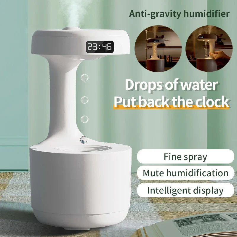Sikunuo | Anti-Gravity Water Droplet Air Humidifier Night Lamp