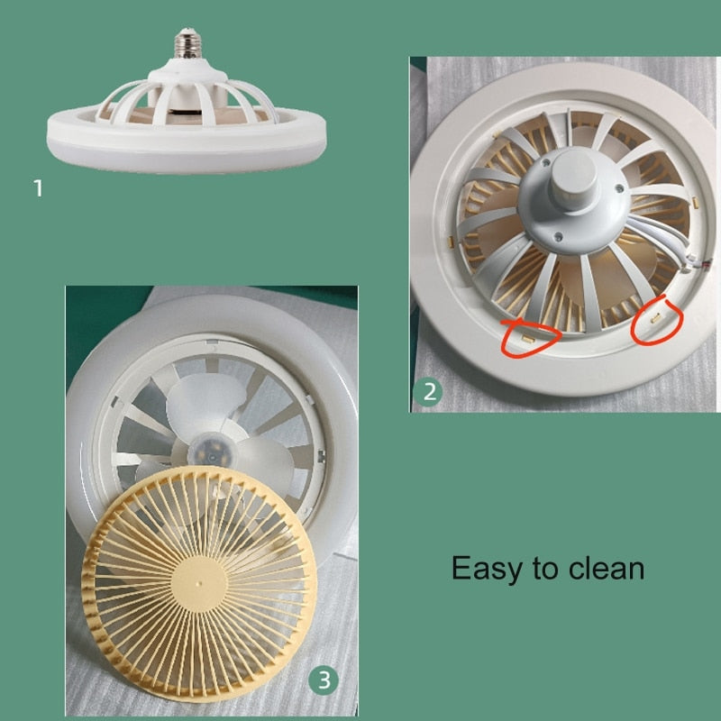 Sikunuo | Remote Control Ceiling Fan Lamp