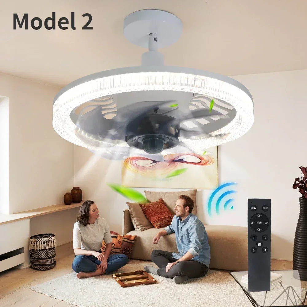 Sikunuo | 3in1 Remote Control Noise-Free Noise Elegant Fan Lamp