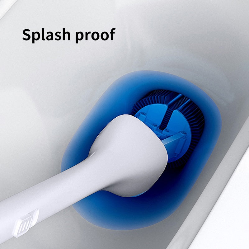 Sikunuo | Adjustable Double Head Roller Toilet Brush