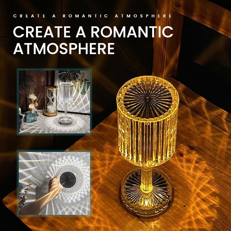 Sikunuo | Diamond Glow Acrylic Touch Table Night Lamp