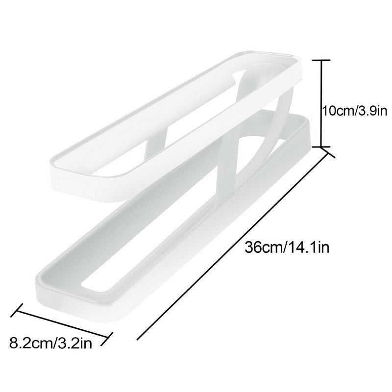 Sikunuo | Automatic Egg Rolling Holder Organizer Rack