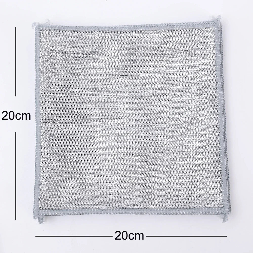 Sikunuo | Non-Stick Iron Wipe Double Layer Wire Cleaning Cloth