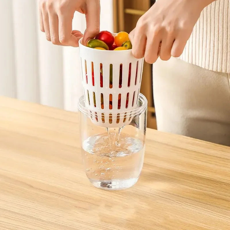 Sikunuo | Long Lasting Portable Drain Fruit Cup