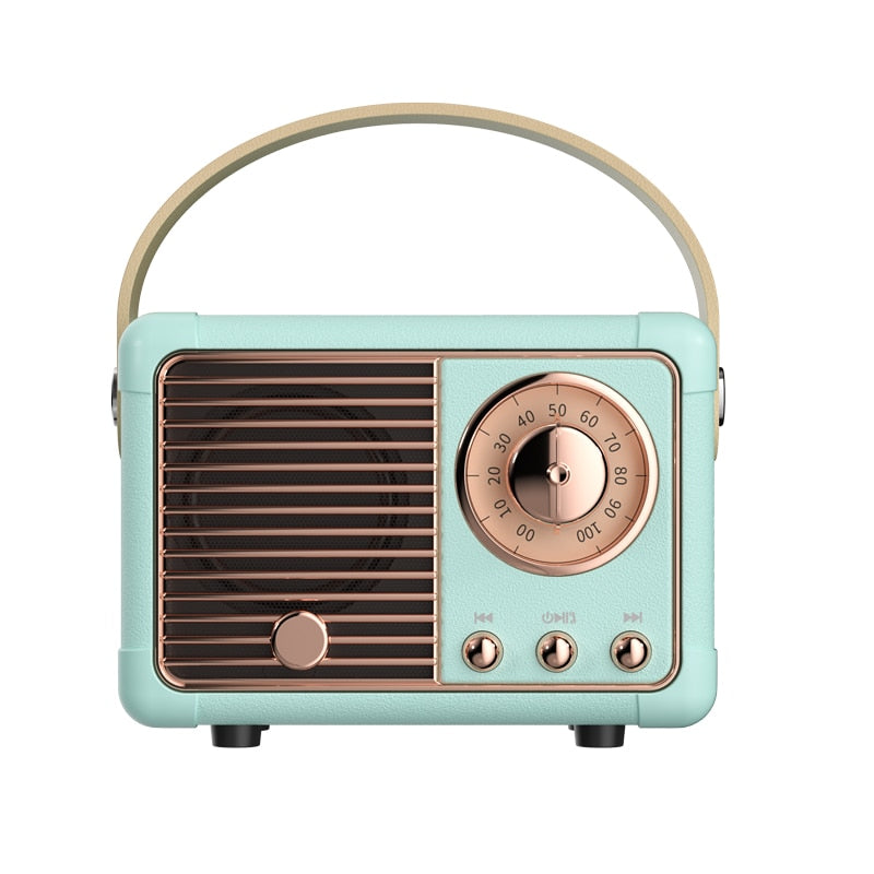 Sikunuo | Mini Retro Radio Bluetooth Speaker