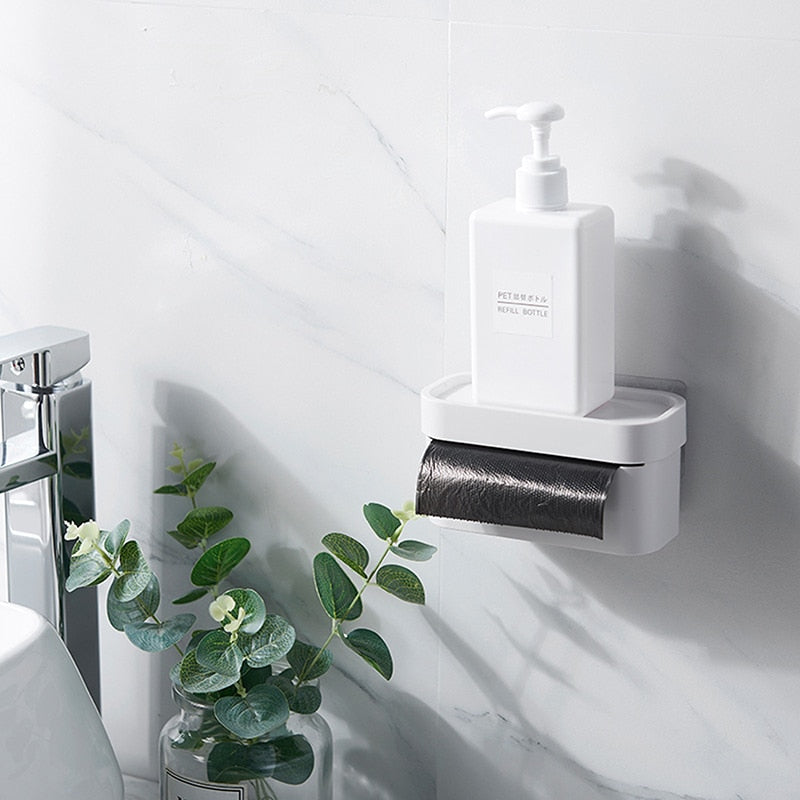 Sikunuo | Self-Adhesive Wall Garbage Bag Dispenser