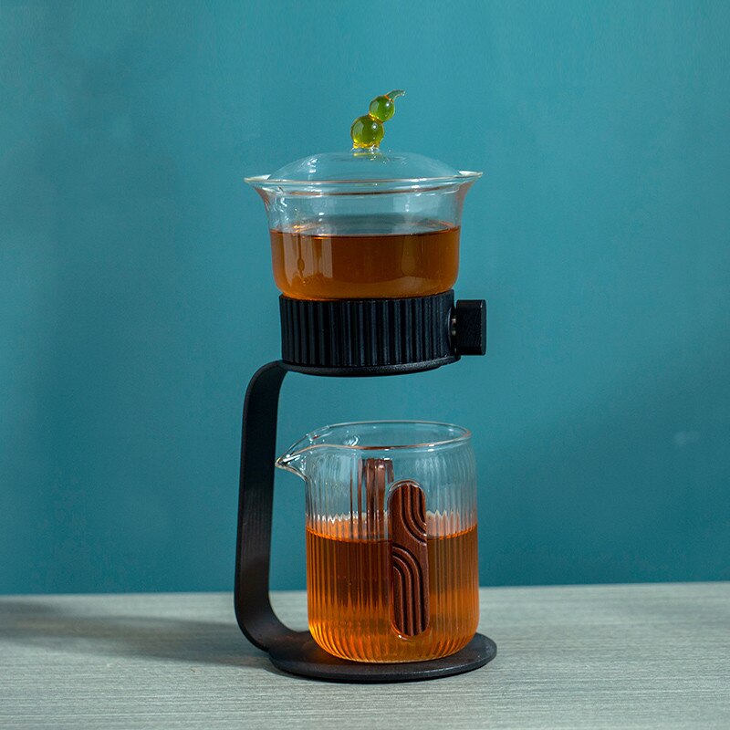 Sikunuo | Ancient Mystery Leaf Glass Teapot