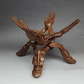 Sikunuo | Serene Sculpture Wooden Luck Bearer Serving Platter