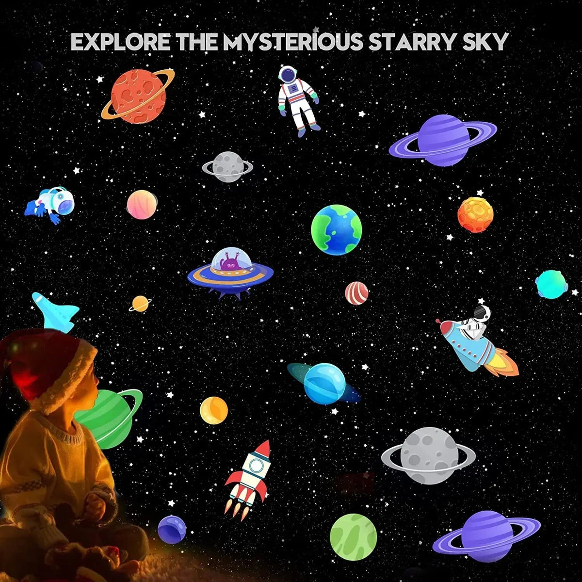 Sikunuo | Star Explorer UFO LED Galaxy Projector