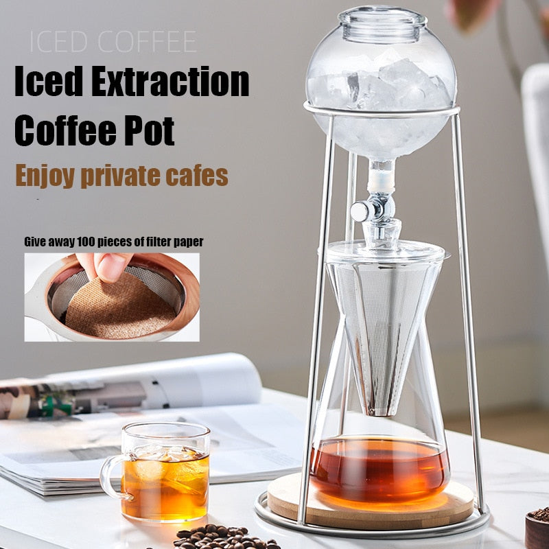 Sikunuo | Vintage Art Brew Glass Reusable Drip Coffee Pot
