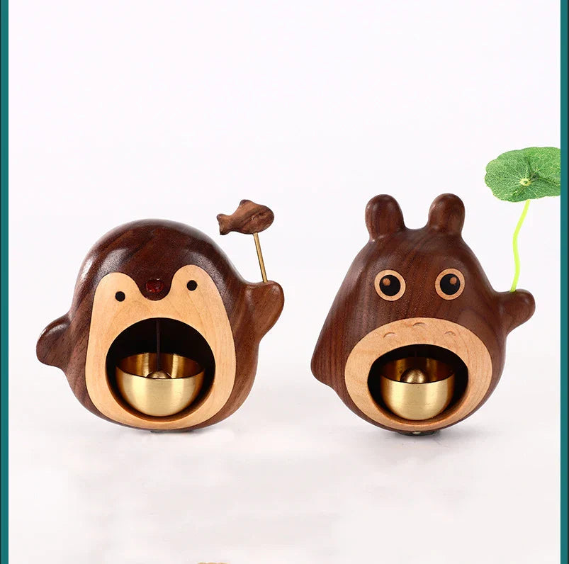 Sikunuo | Wooden Penguin Cute Doorbell