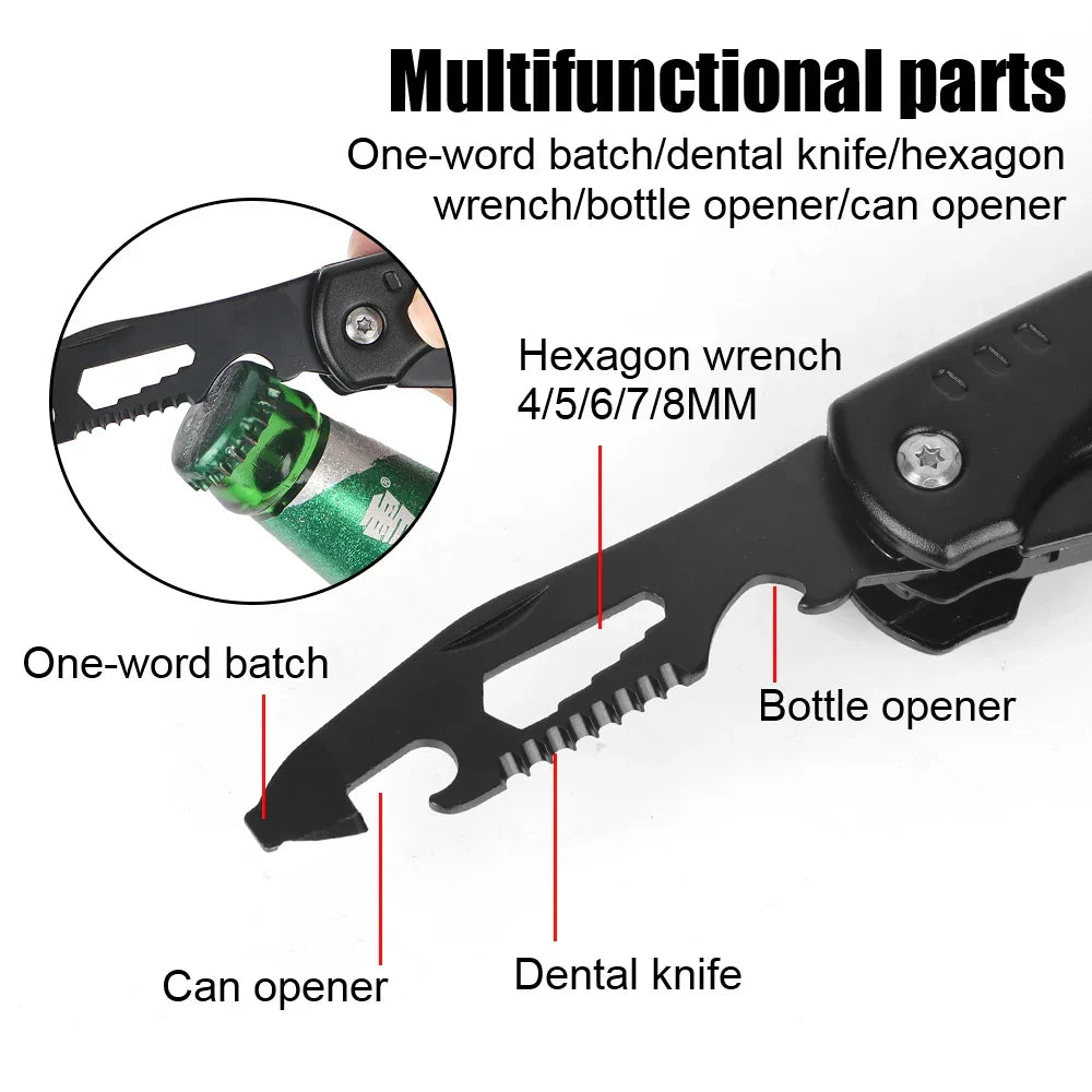 Sikunuo | Multifunctional Pliers With Folding Nail Hammer
