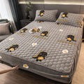 Sikunuo | Elegant Velvet Thick Mattress Cover