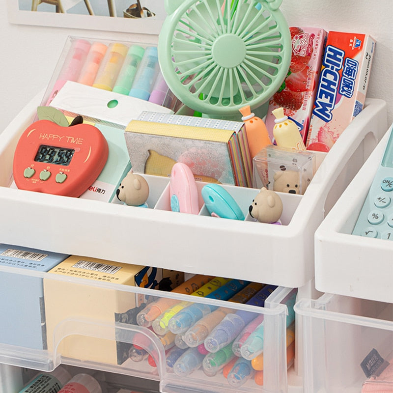 Sikunuo | Tidy Tower Desk Organizer Storage Box
