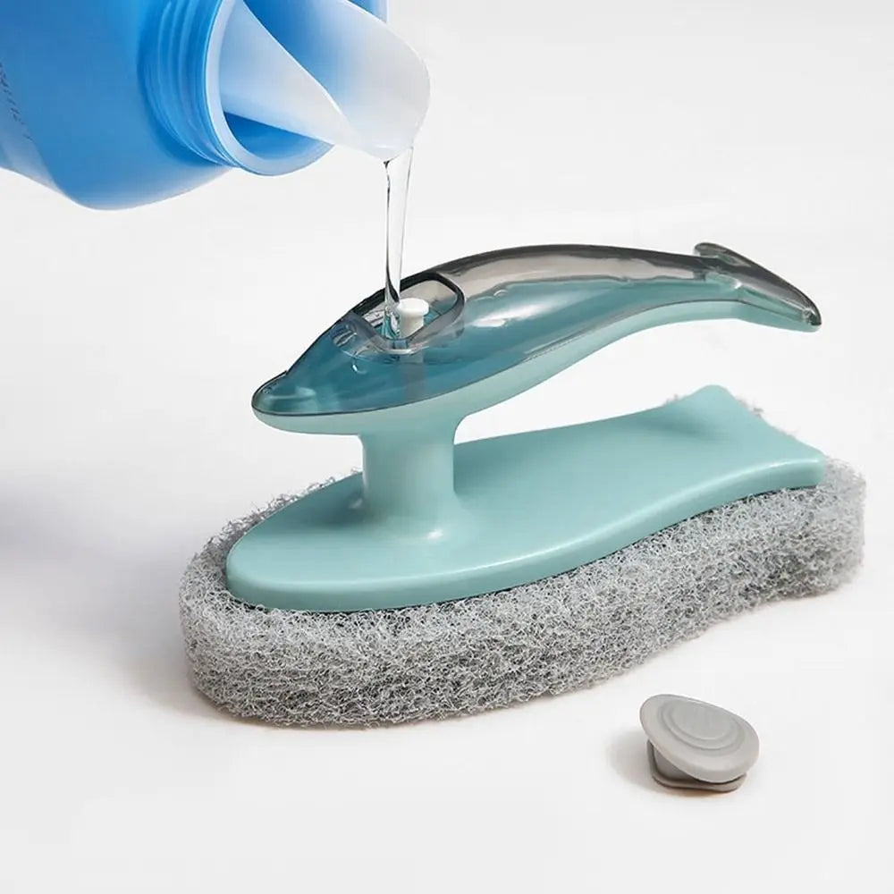 Sikunuo | Soap Dispenser Dolphin-Shaped Kitchen Brush