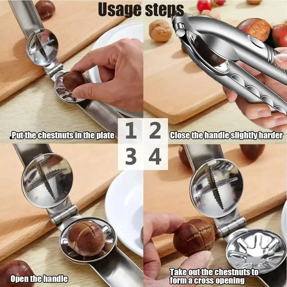 Sikunuo | Quick Easy Chestnut Cracker Gadget