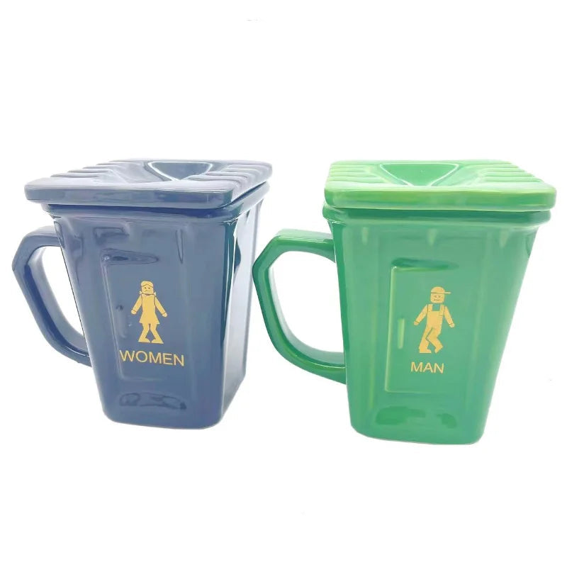 Sikunuo | Squatting Toilet Shape Ceramic Mug