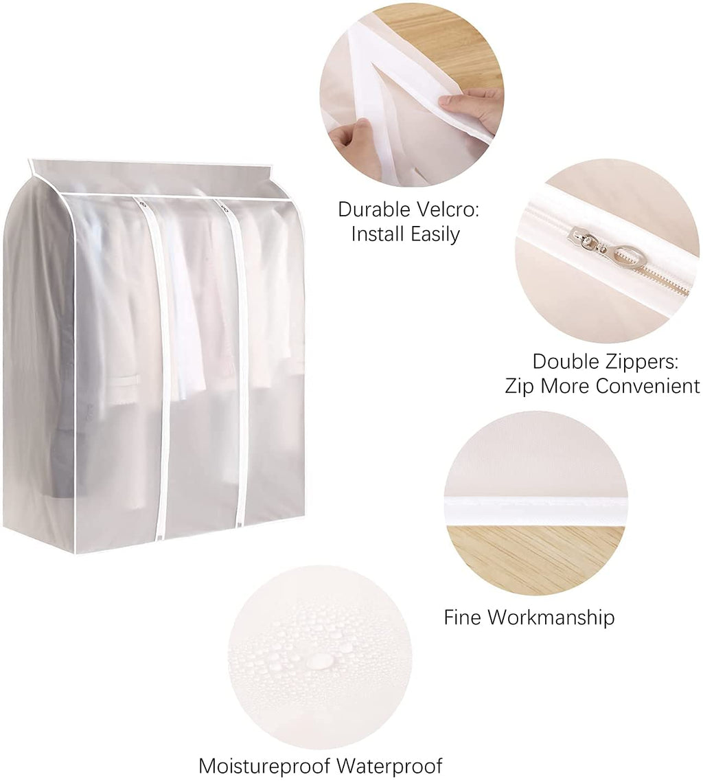 Sikunuo | Home Organizer Dust Cover Clothes Storage Wardrobe Bag
