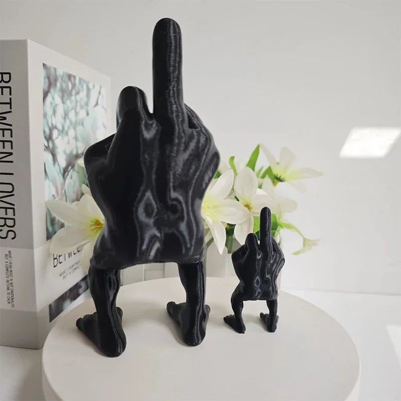 Sikunuo | 3D Printed Middle Finger Funny Decor