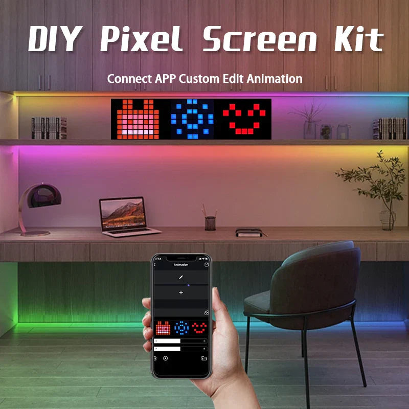 Sikunuo | Pixel Art LED Home Decor Smart Display