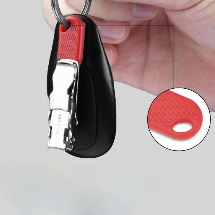 Sikunuo | Compact Keychain Precision Cut Nail Clipper