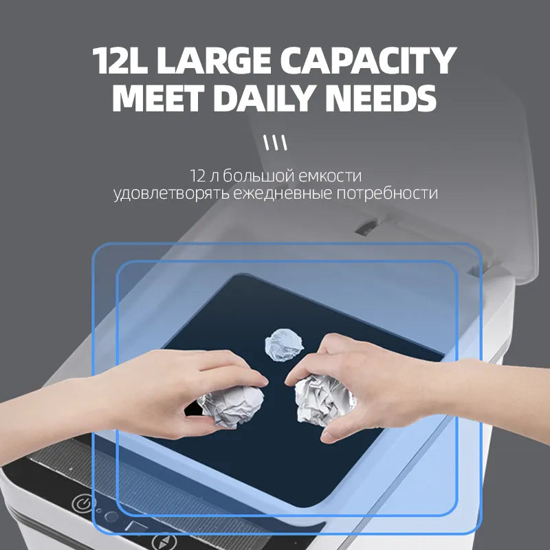 Sikunuo | Waterproof Smart Wave Sensor Automatic Trash Can
