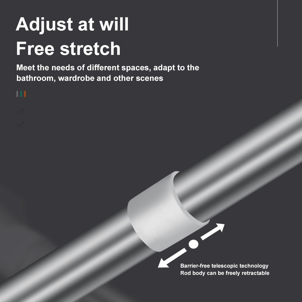 Sikunuo | Space Saver Adjustable Telescopic Clothes Hanger Rod