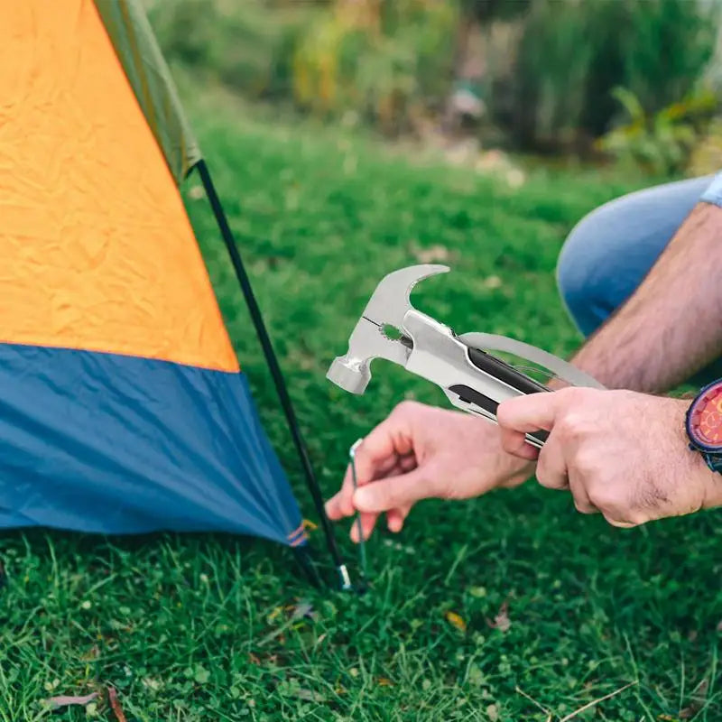 Sikunuo | 10in1 Portable Pro Camping Hammer Tool