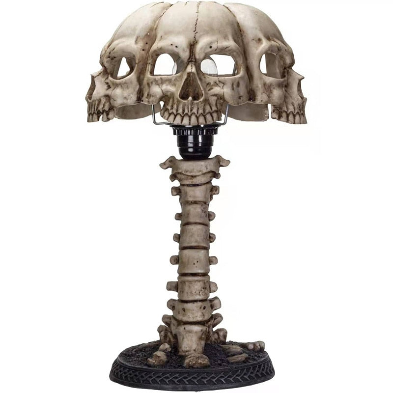 Sikunuo | Skeleton Skull Table Lamp