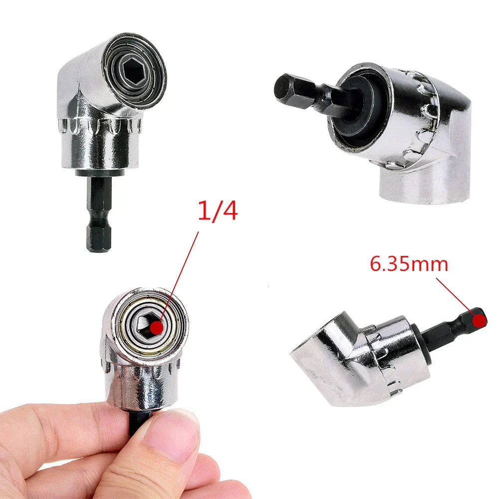 Sikunuo | 360 Degree Right Angle Drill Extension Tool