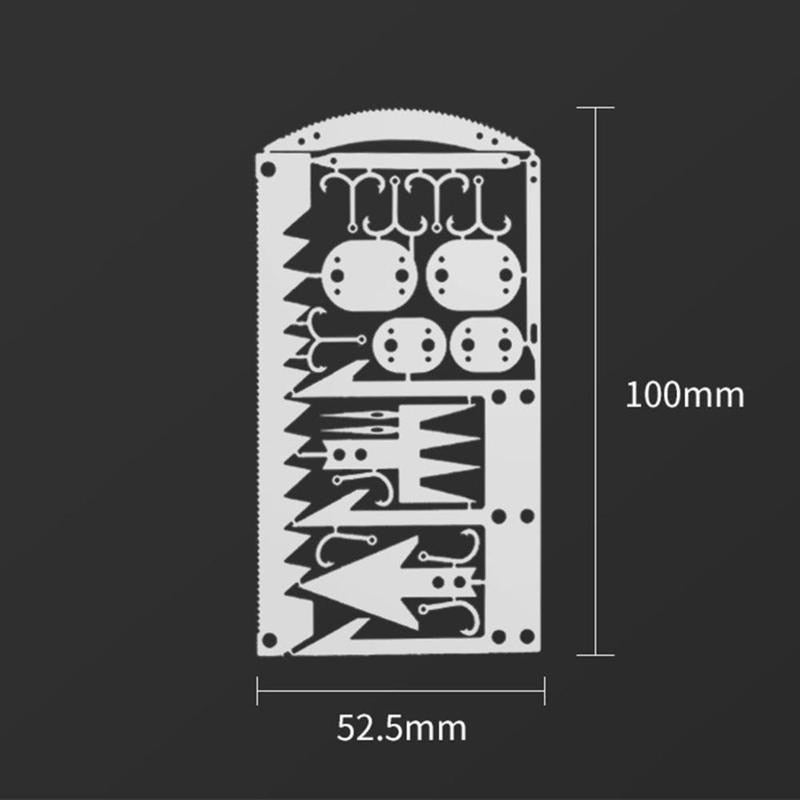 Sikunuo | 22in1 Stainless Steel Outdoor Survival Pocket Tool