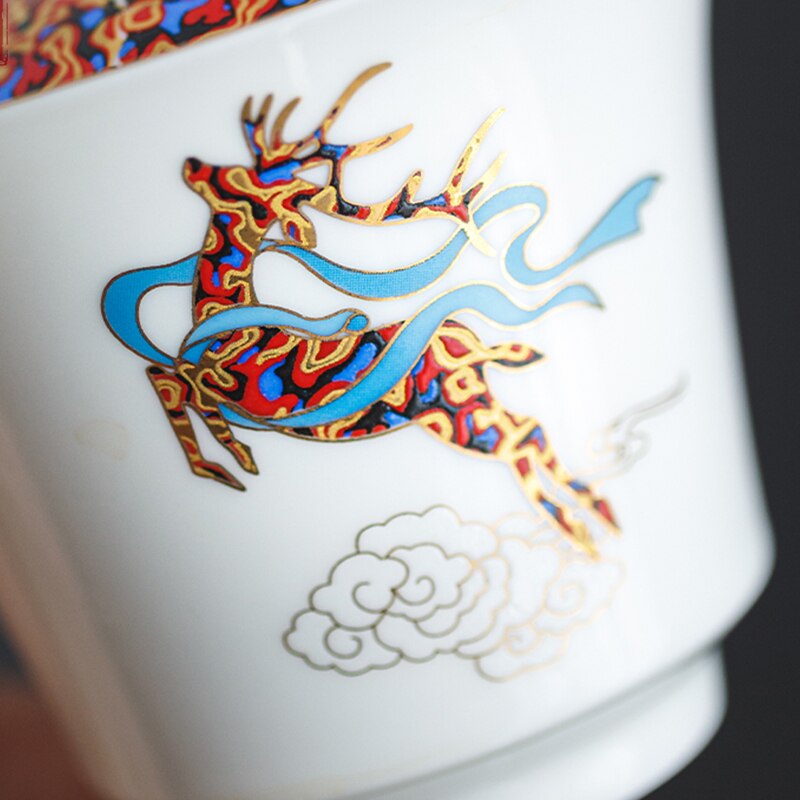 Sikunuo | Magical Winter Ceramic Tea Cup Set