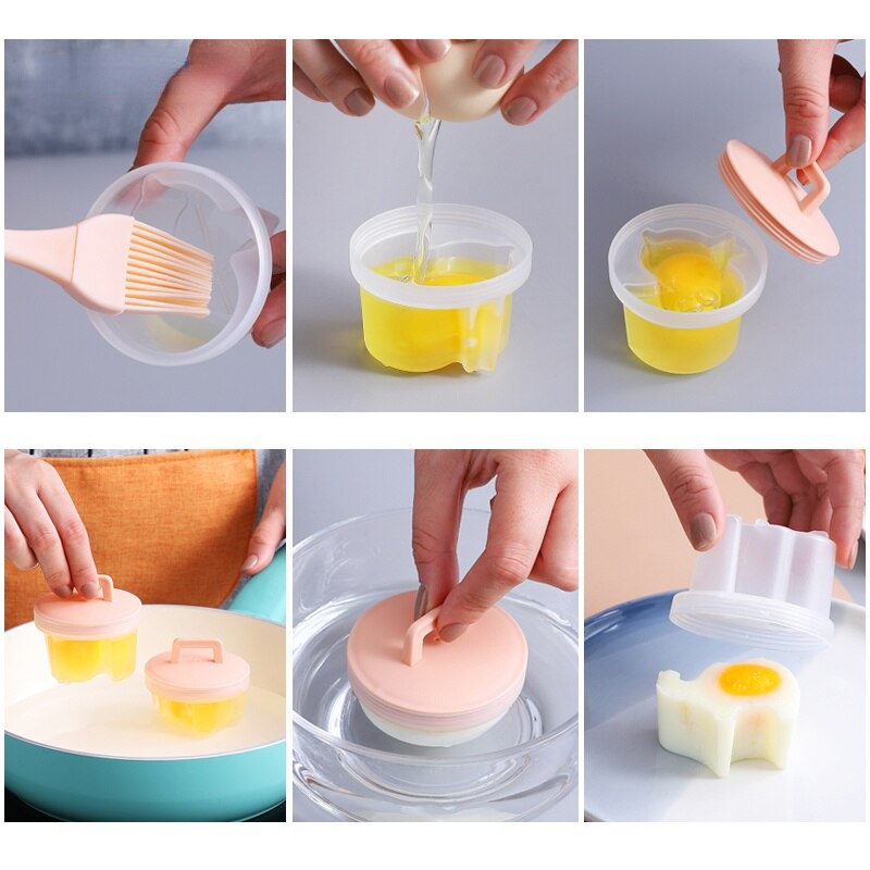 Sikunuo | Cute Animal Pattern Egg Cooker Set
