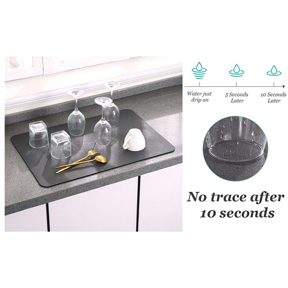 Sikunuo | Large Water Absorbent Kitchen Draining Pad