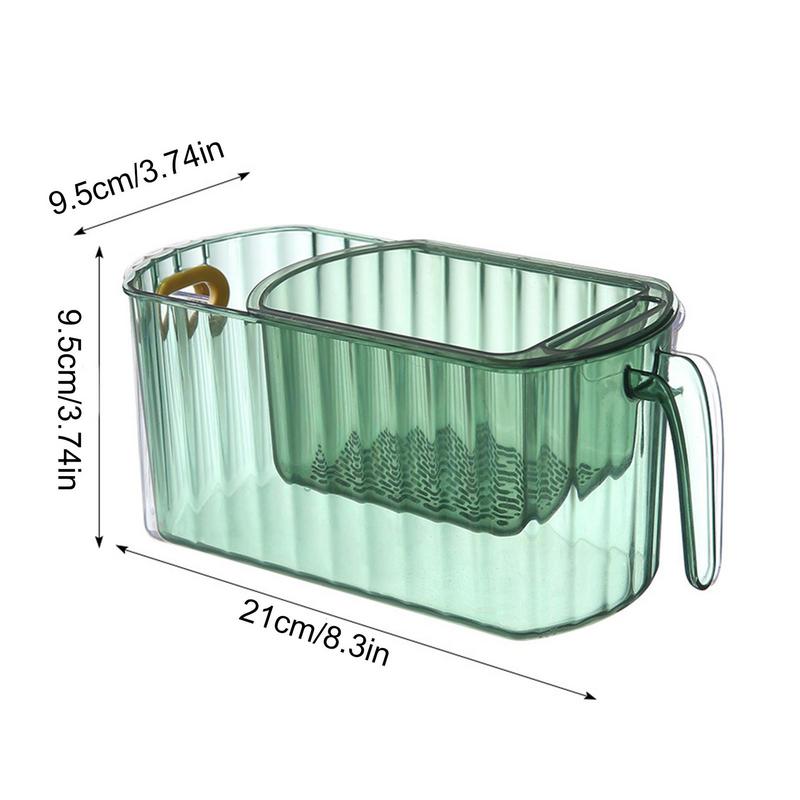 Sikunuo | Clear Stack Transparent Double-Layer Basket