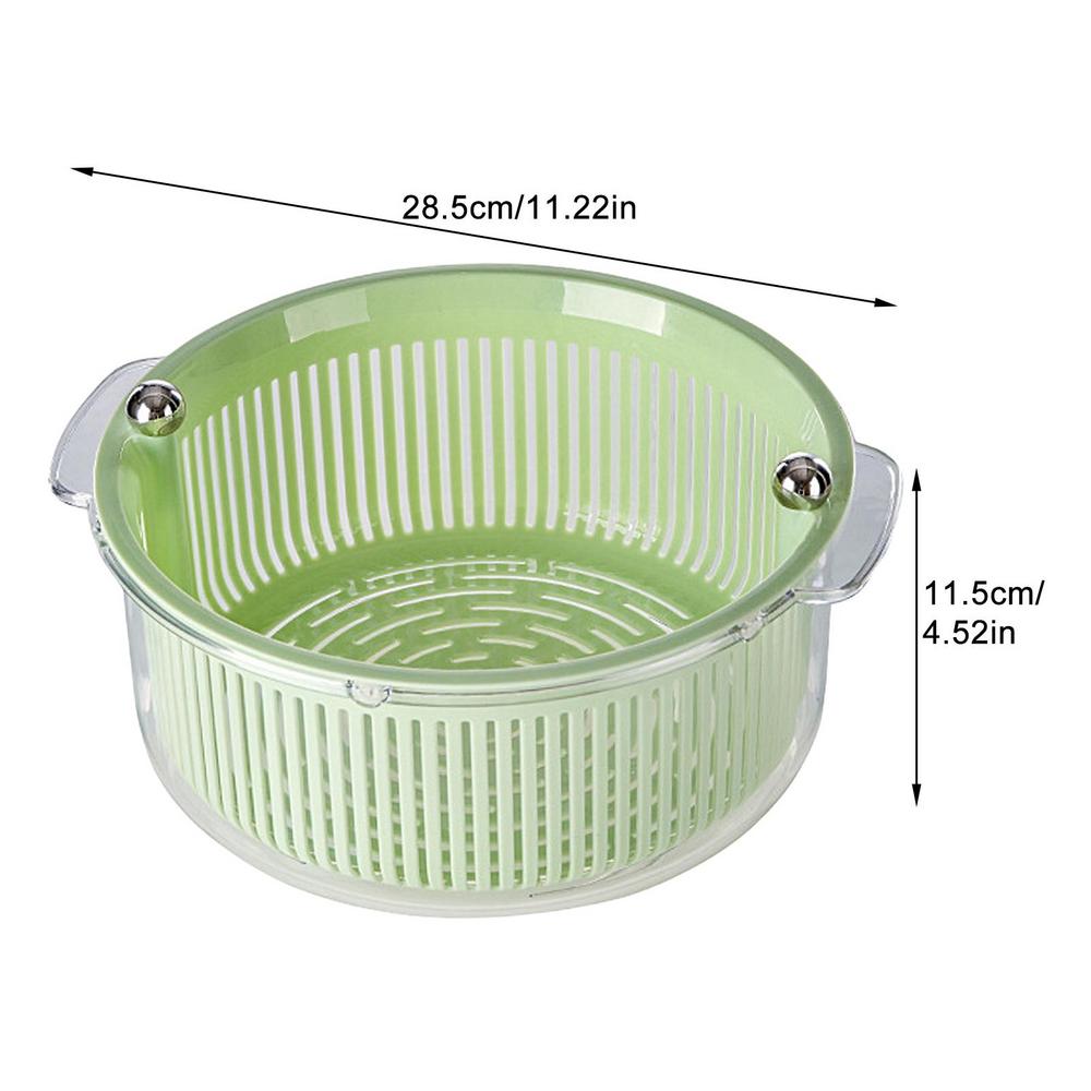 Sikunuo | Manual Spin Vegetable Drainer Basket