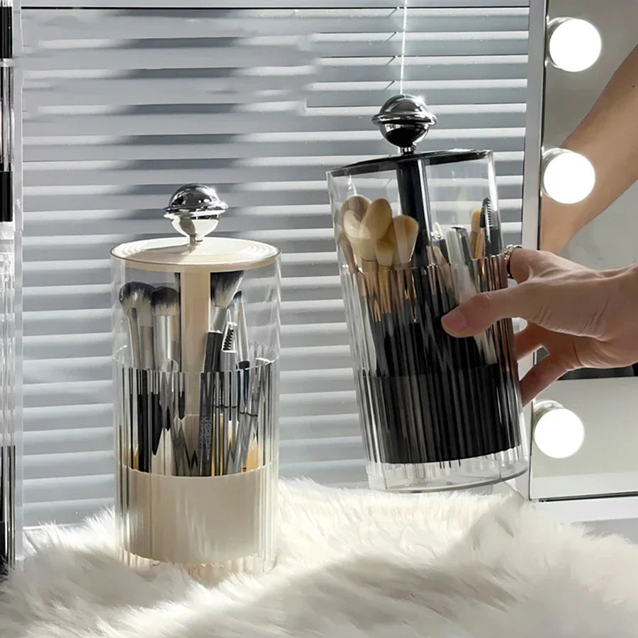 Sikunuo | Auto Lift & Luxe Makeup Brush Organizer