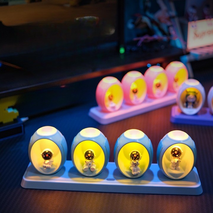 Sikunuo | Space Capsule Voice Control Colorful Night Lamp