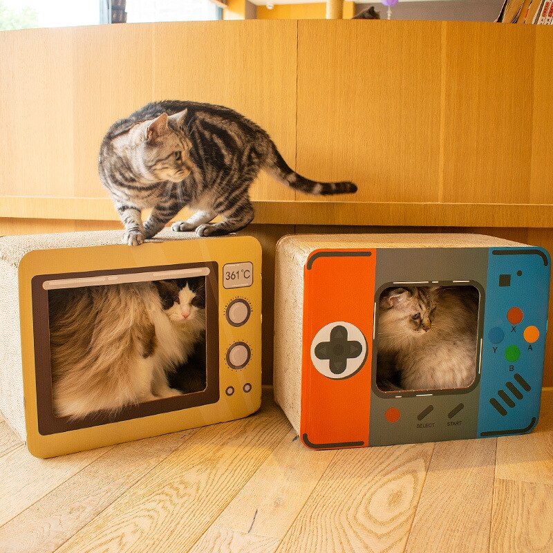 Sikunuo | DIY Vintage Cat Scratching Board Bed