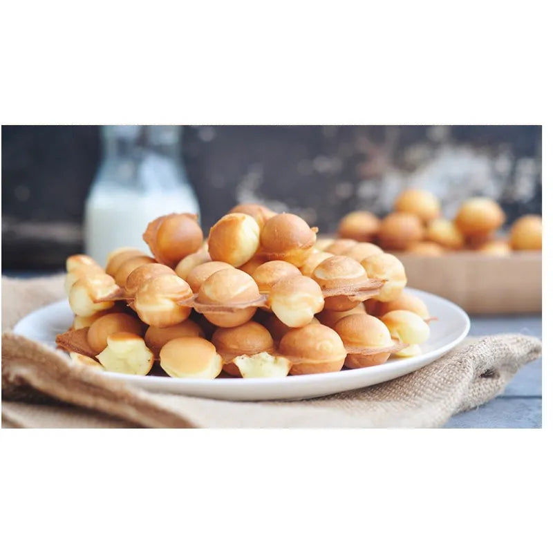 Sikunuo | Non-Stick Bubble Egg Waffle Maker Pan