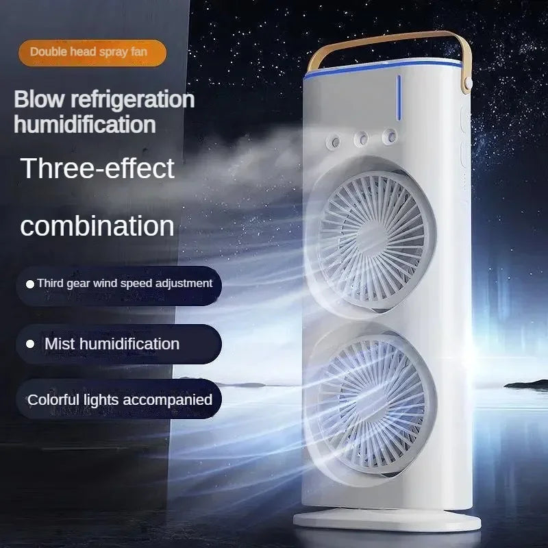 Sikunuo | Portable Double Fan Cooling Spray Air Conditioning