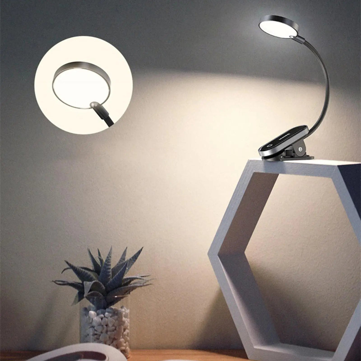 Sikunuo | 360 Flexible Gooseneck Desk Lamp