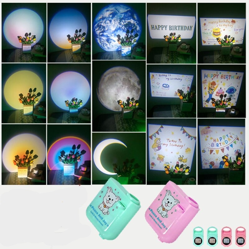 Sikunuo | Mini Moon Projector Atmosphere Lamp